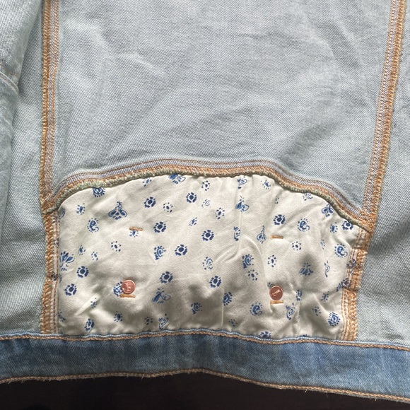 🆕 Anthropologie Pilcro Comeback Boyfriend Denim Jacket - Picture 9 of 12